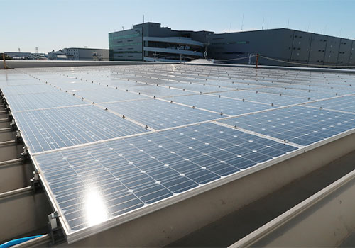 Solar power generation at headquarters